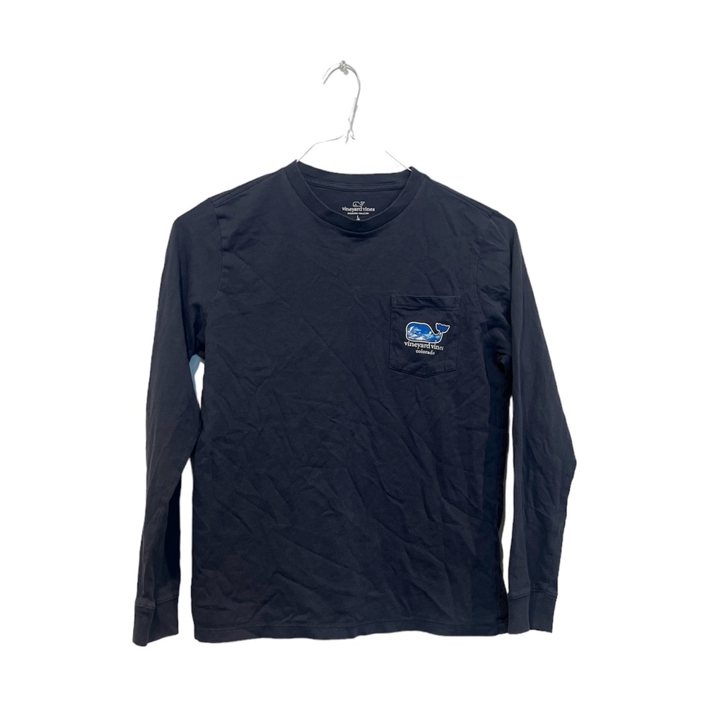 Vineyard Vines Shirt Kids Size Large Long Sleeve  Pocket Lightweight Colorado‎
